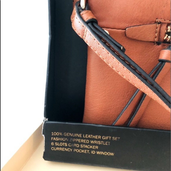 🎀Lodis Leather 💖Wristlet & Wallet Card Holder Gift Set - Picture 7 of 14